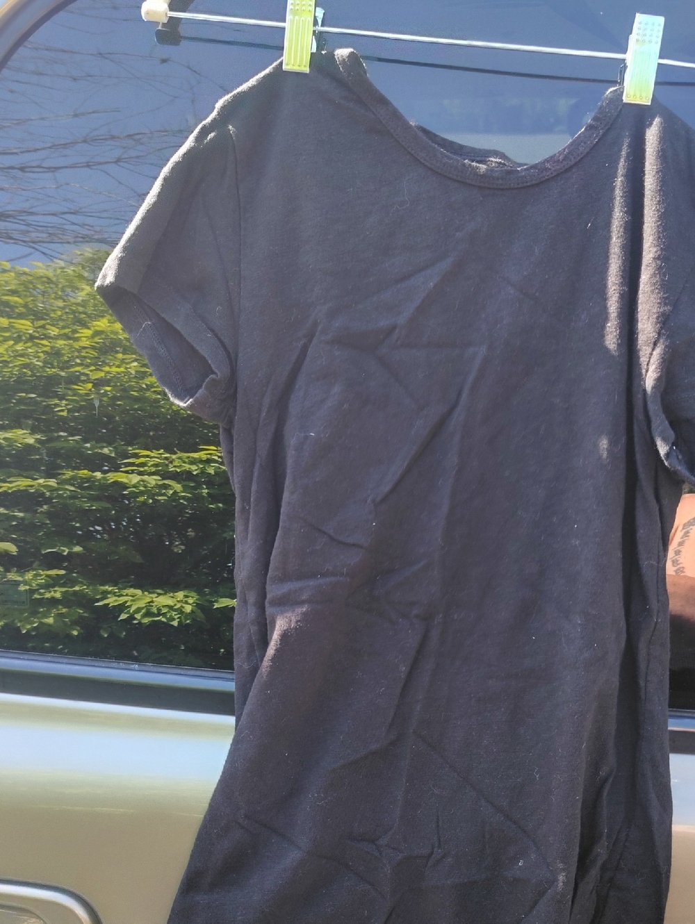 J. Crew Black Short-Sleeve Crewneck Tee